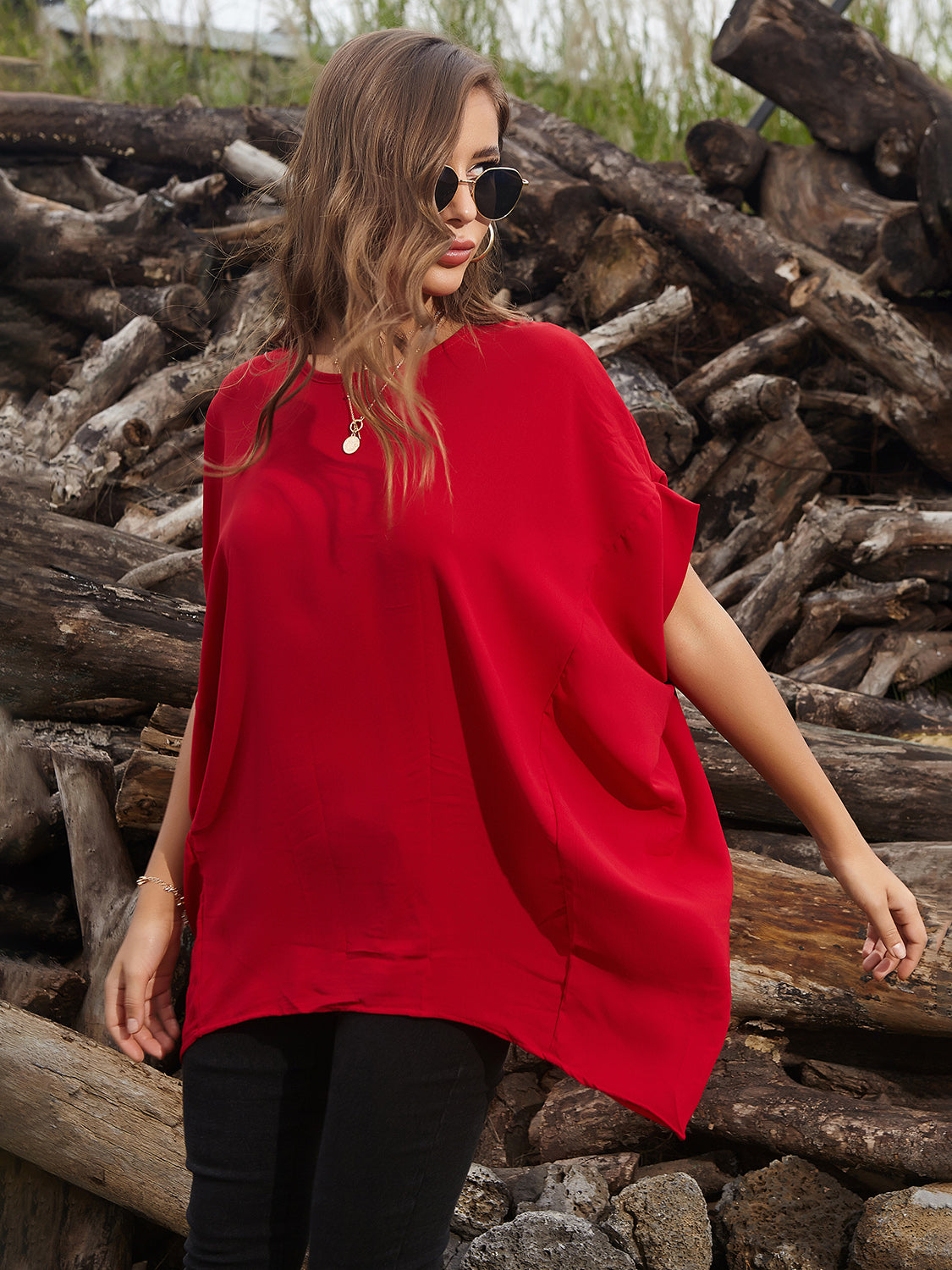 Round Neck Short Sleeve T-Shirt