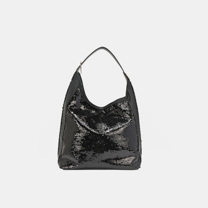 Nicole Lee USA Sequin Patch Shoulder Bag