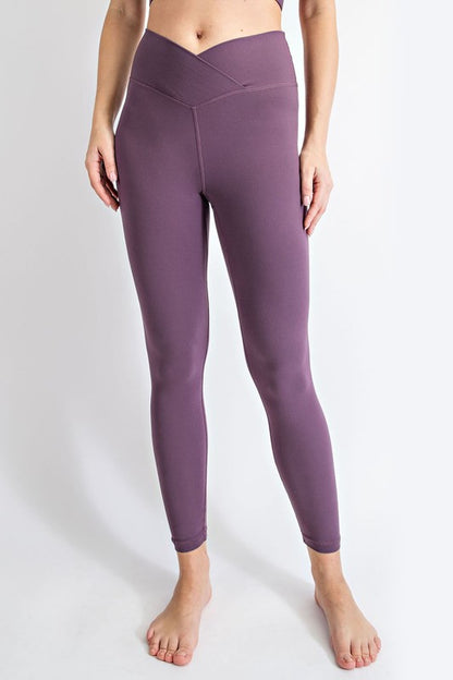 V WAIST FULL LENGTH LEGGINGS