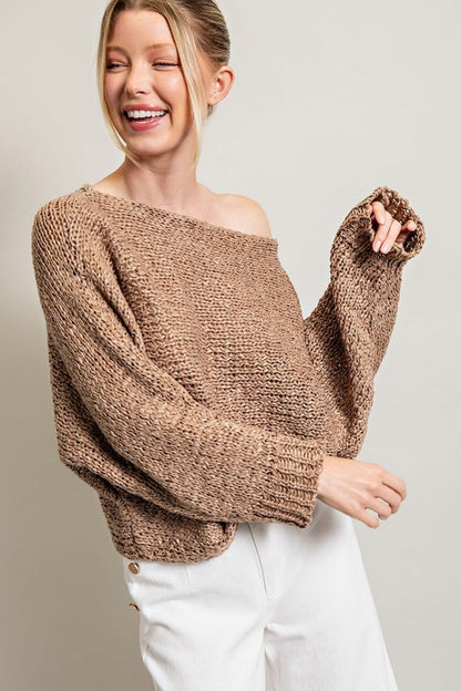 Loose Fit Knit Sweater