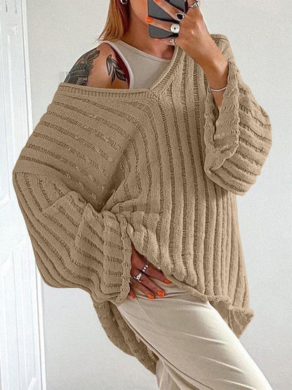 V-Neck Long Sleeve Sweater