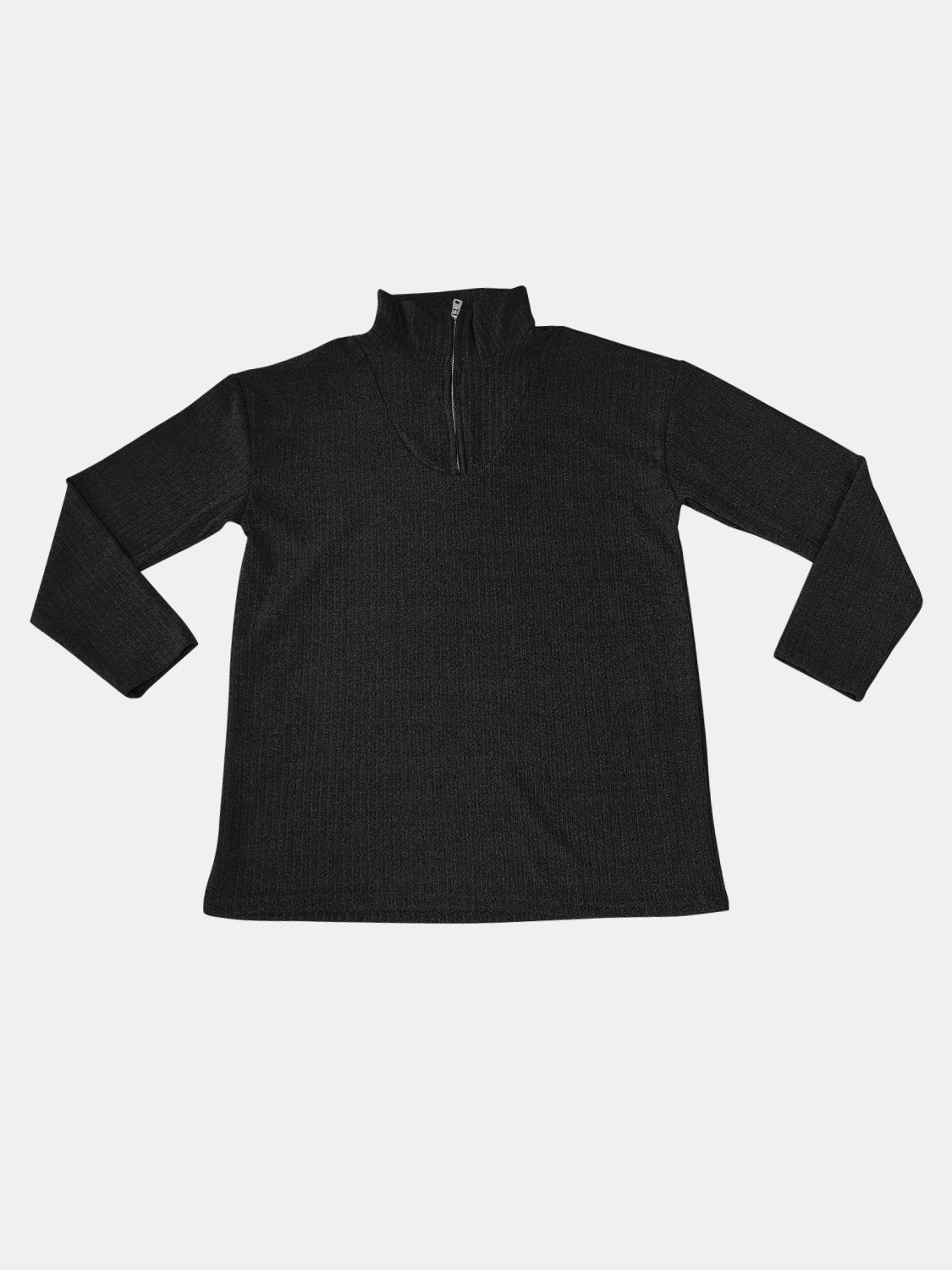 Quarter Zip Long Sleeve Top