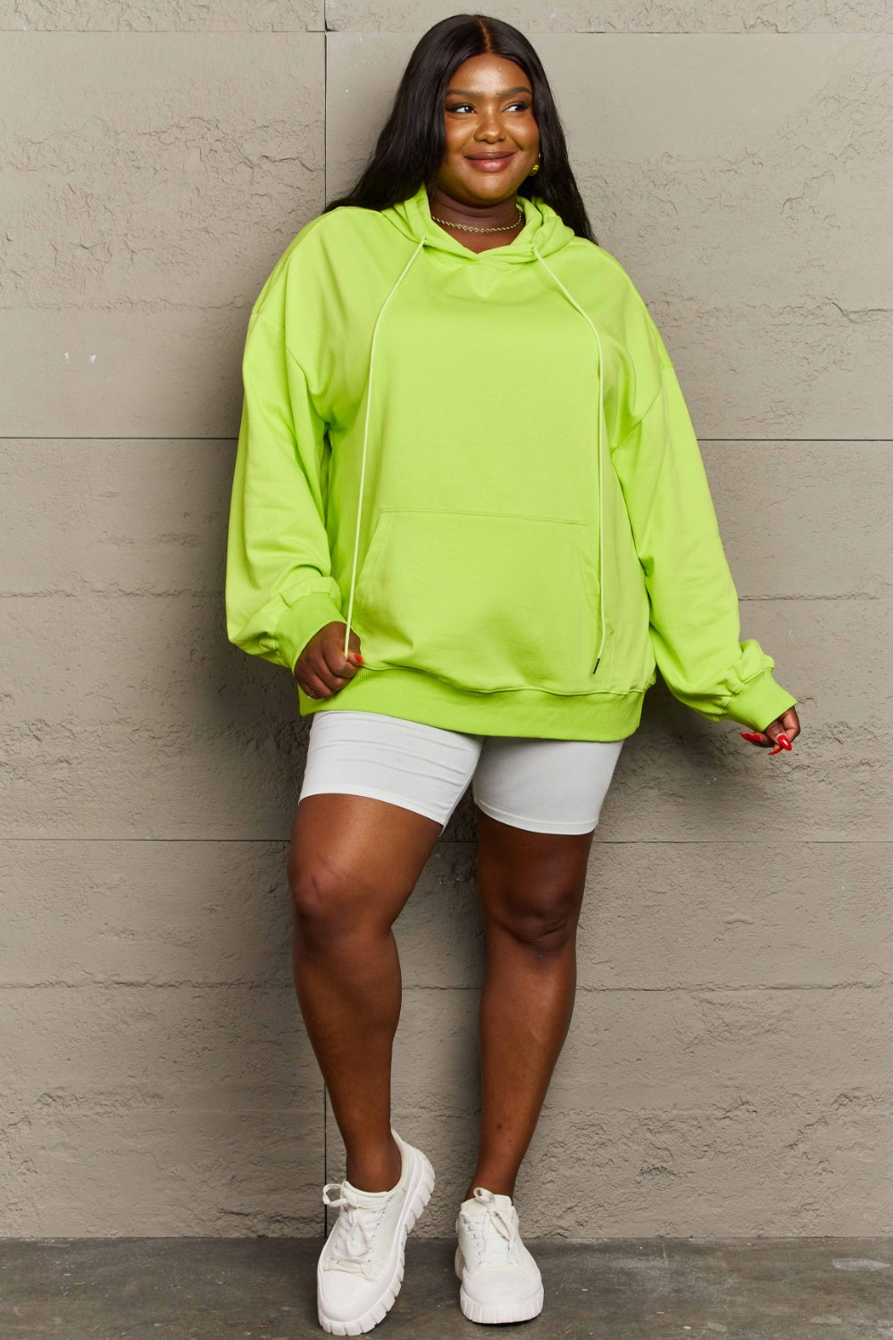 Drawstring Long Sleeve Hoodie