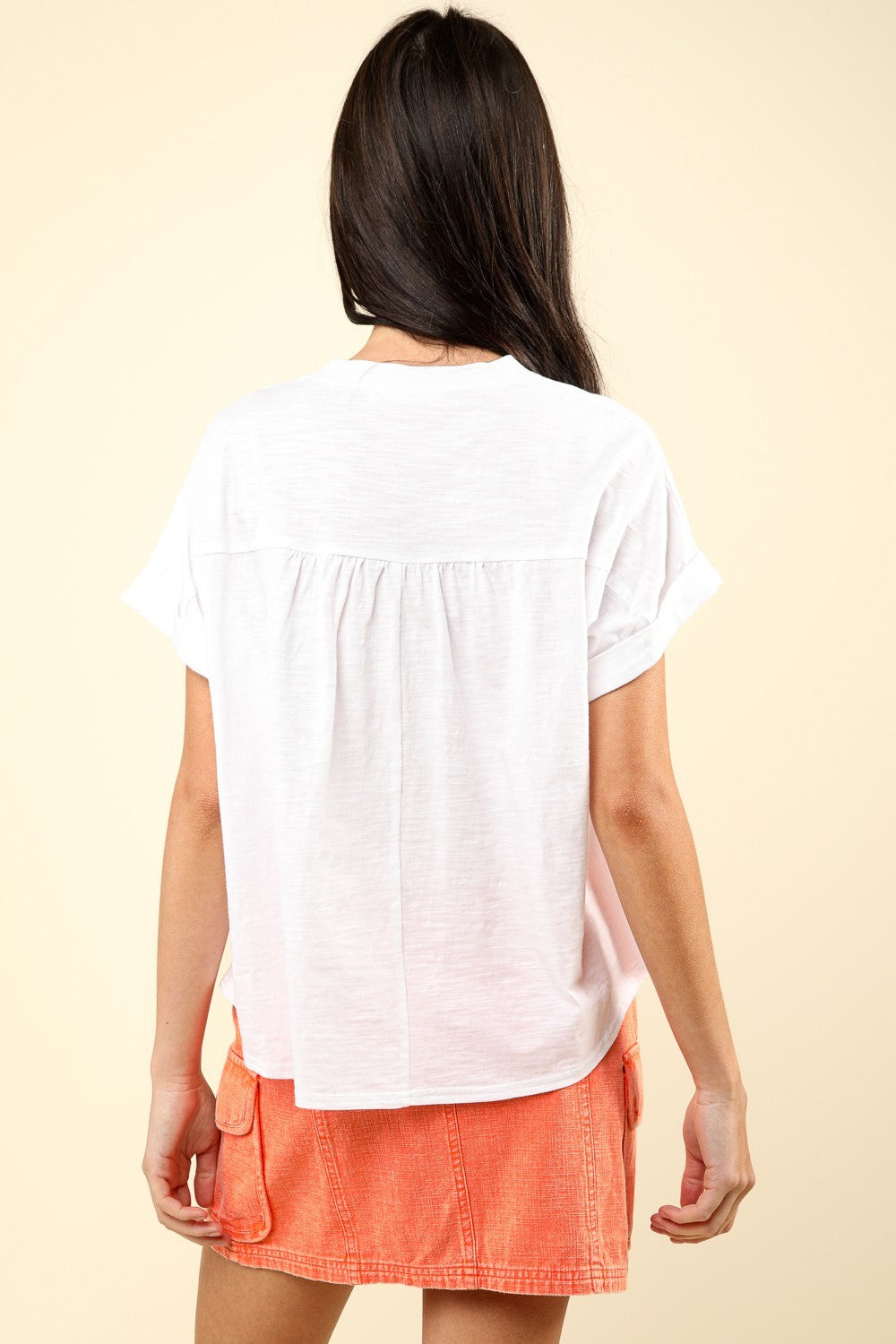 Nochted Short Sleeve Washed T-Shirt