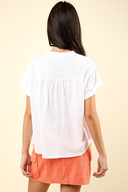 Nochted Short Sleeve Washed T-Shirt