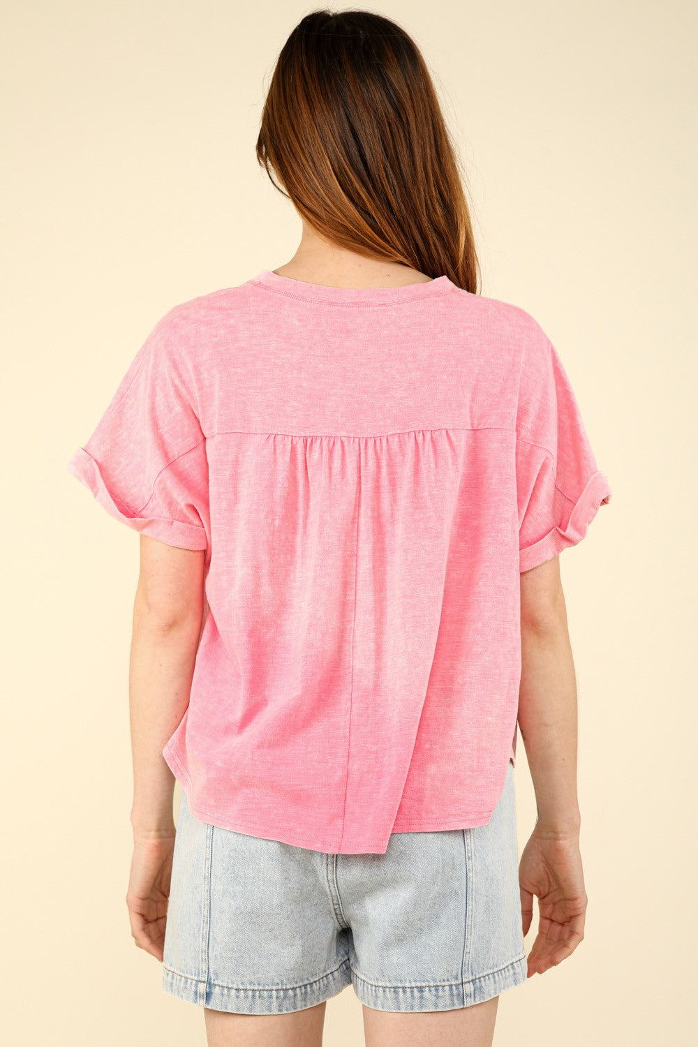 Nochted Short Sleeve Washed T-Shirt