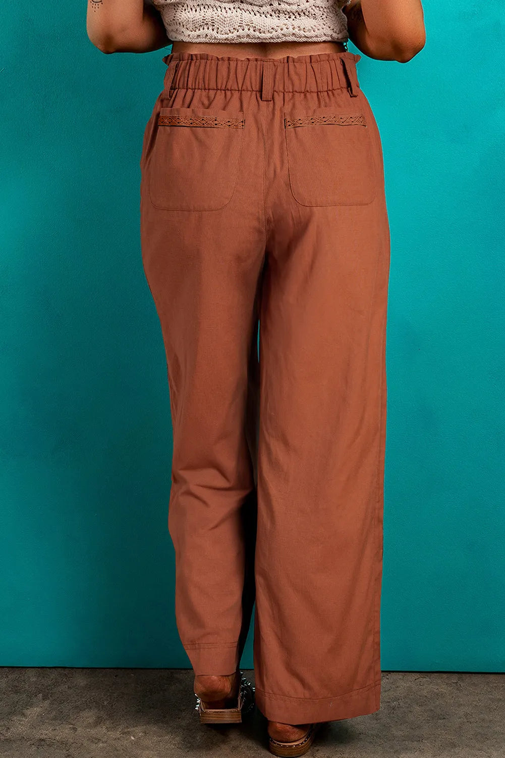 Wide Leg Pants with Pockets