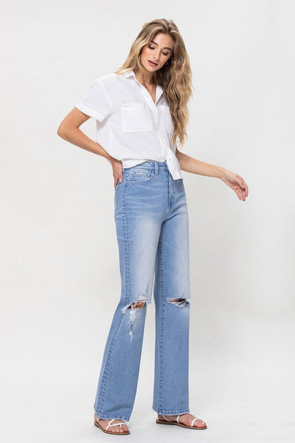 Flying Monkey High Rise Vintage Flare Jeans