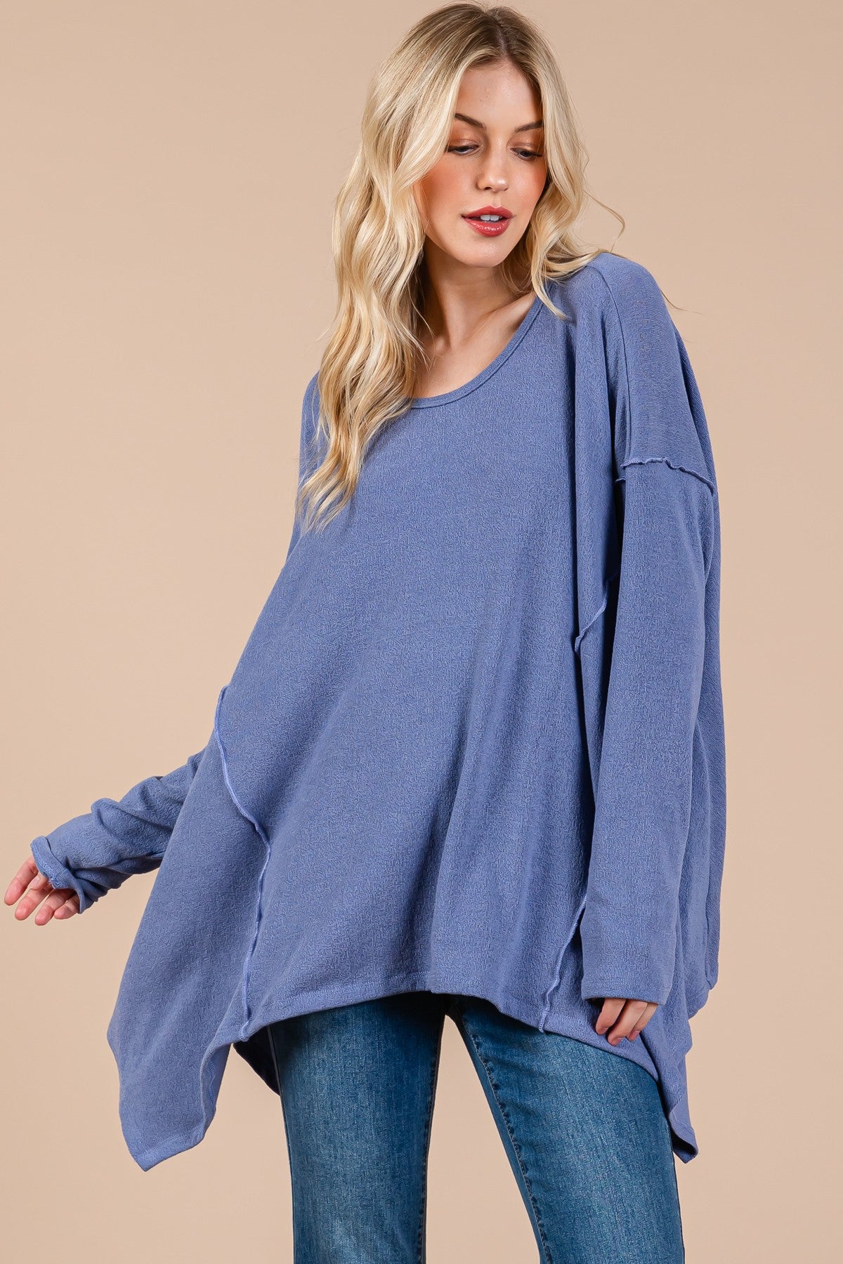 Asymmetrical Long Sleeve top