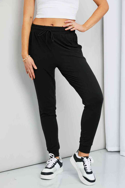 Drawstring Waist Joggers