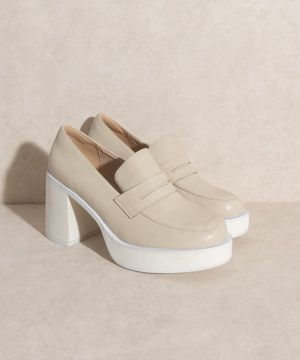 OASIS SOCIETY Hannah - Platform Penny Loafers