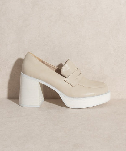 OASIS SOCIETY Hannah - Platform Penny Loafers