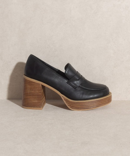 OASIS SOCIETY Hannah - Platform Penny Loafers