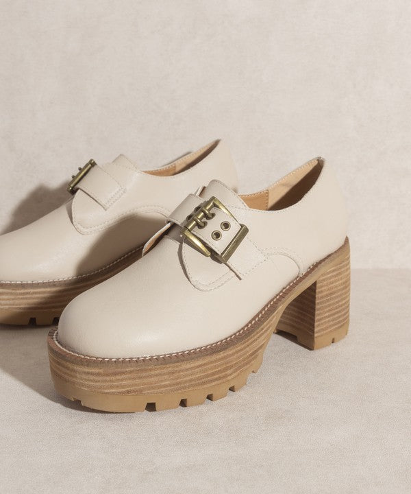 OASIS SOCIETY Sarah - Buckled Platform Loafers