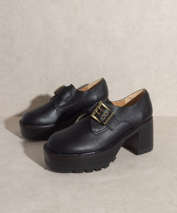 OASIS SOCIETY Sarah - Buckled Platform Loafers