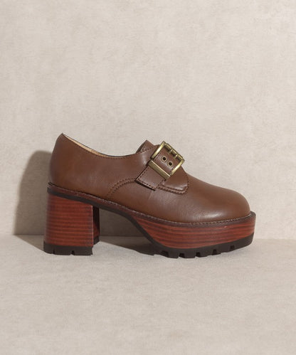 OASIS SOCIETY Sarah - Buckled Platform Loafers