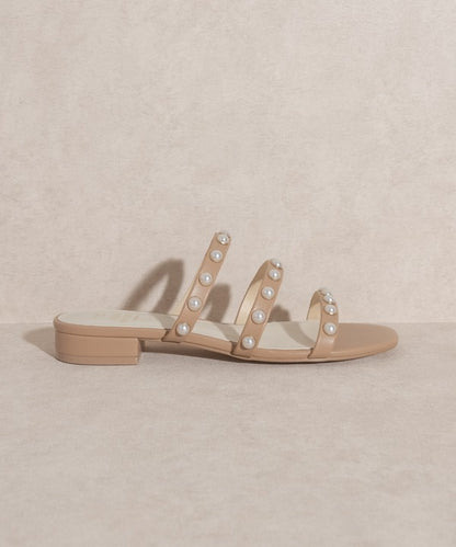 OASIS SOCIETY Valerie - Pearl Flat Sandals