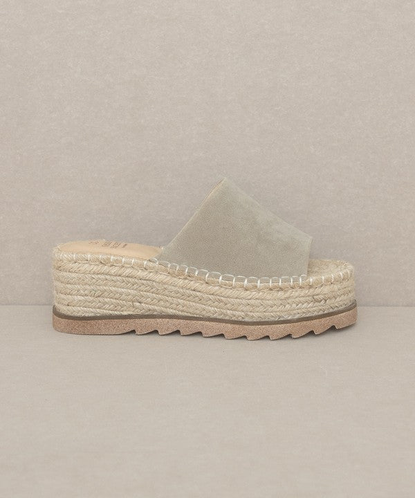 OASIS SOCIETY Ivy - Espadrille Platform Slide