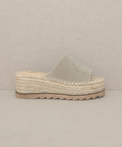 OASIS SOCIETY Ivy - Espadrille Platform Slide