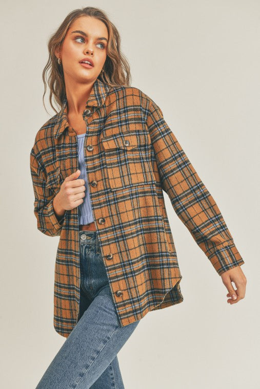 Plaid Flannel Shacket