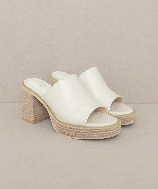 OASIS SOCIETY Camille - Platform Slide Heel