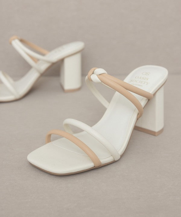 OASIS SOCIETY Sawyer - Two Strap Summer Heel