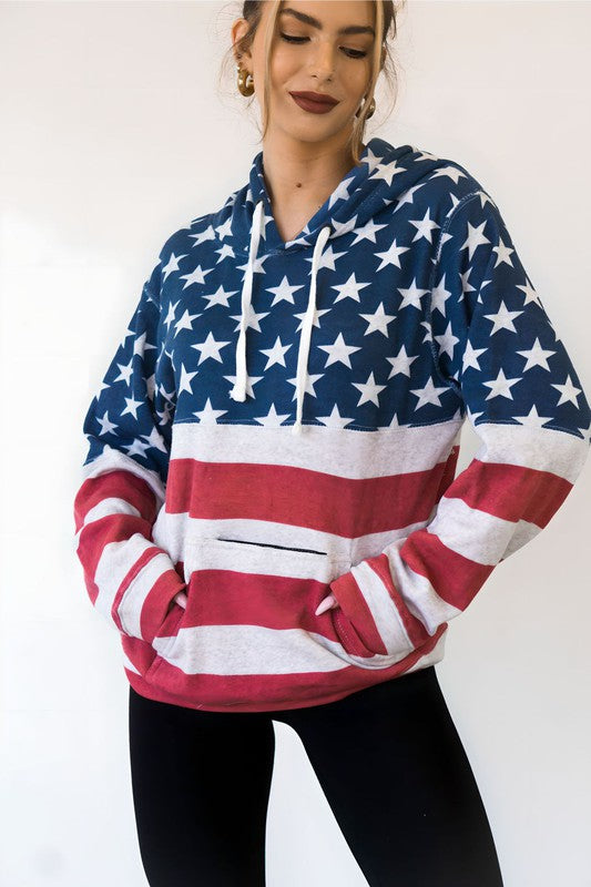 USA Flag Tailgate Hoodie