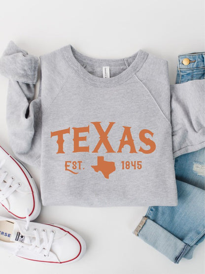 Texas Est. 1845 Premium Crewneck Sweatshirt