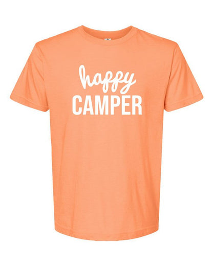 Happy Camper Words Crewneck Tee