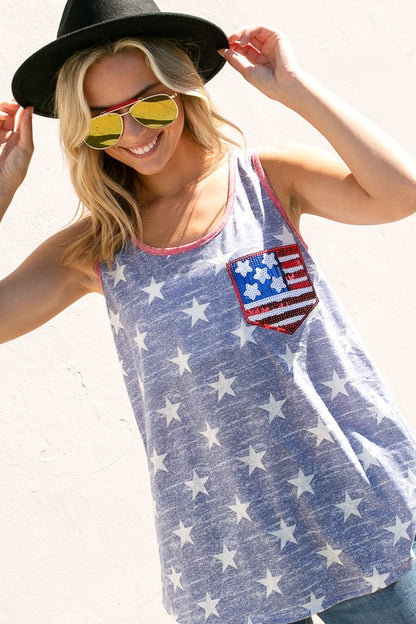 PLUS 4TH OR JULY TANK TOP