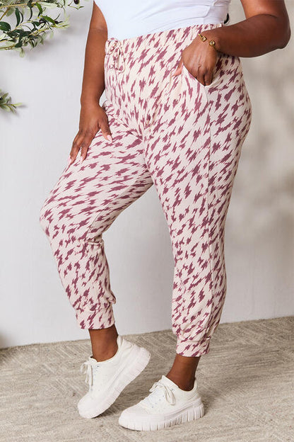 Printed Drawstring Pants