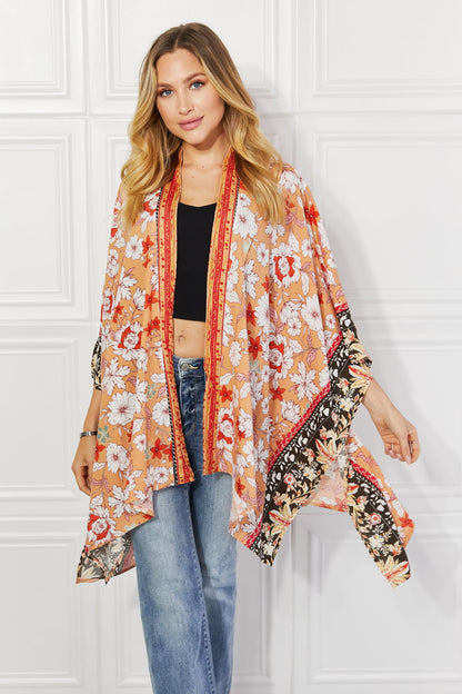 Peachy Keen Cover-Up  Kimono