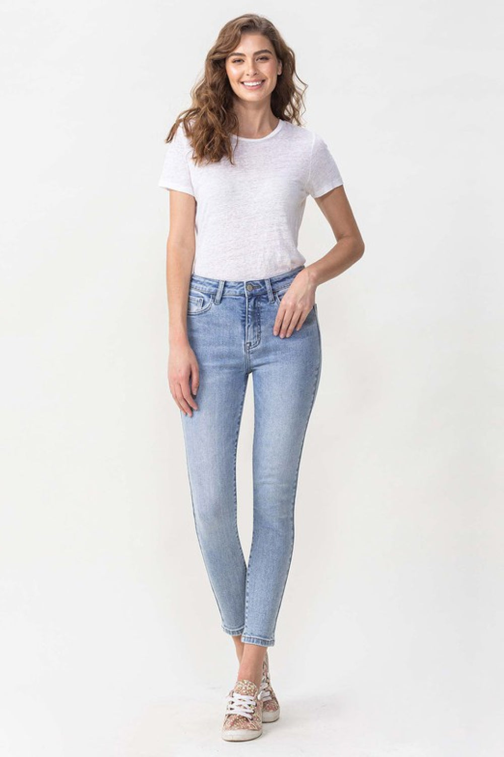 Lovervet High Rise Crop Skinny Jeans