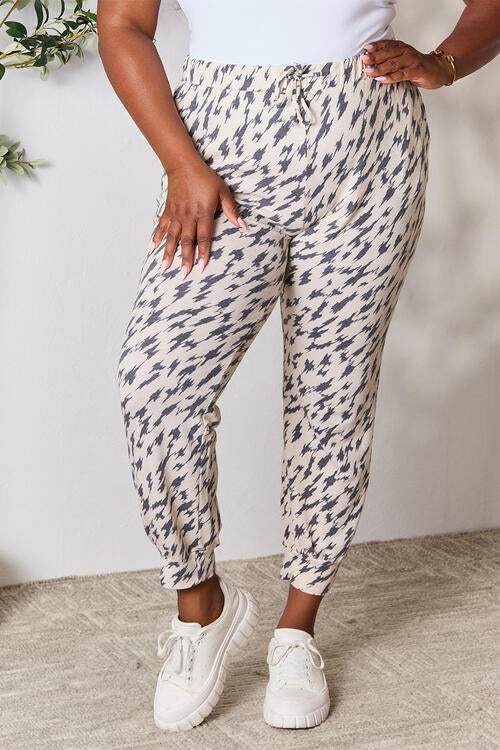 Printed Drawstring Pants