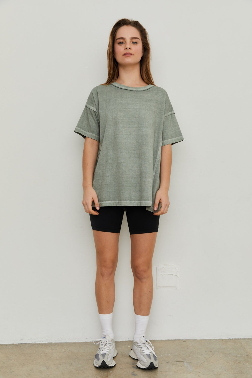 Exposed Seam Short Sleeve T-Shirt