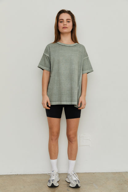 Exposed Seam Short Sleeve T-Shirt