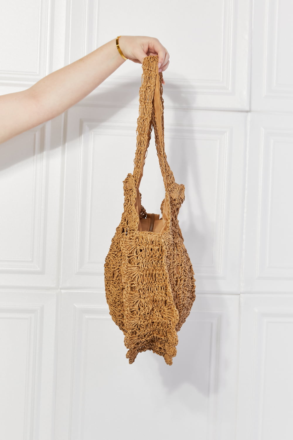 Brunch Time Straw Rattan Handbag