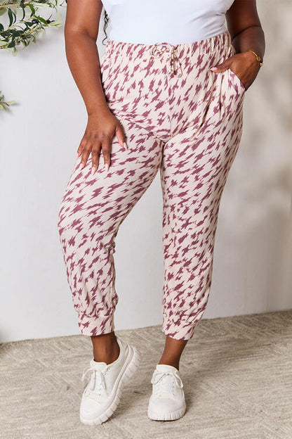 Printed Drawstring Pants