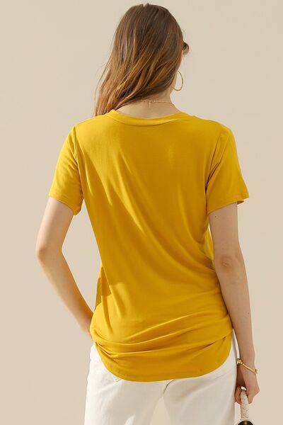 V-Neck Short Sleeve T-Shirt