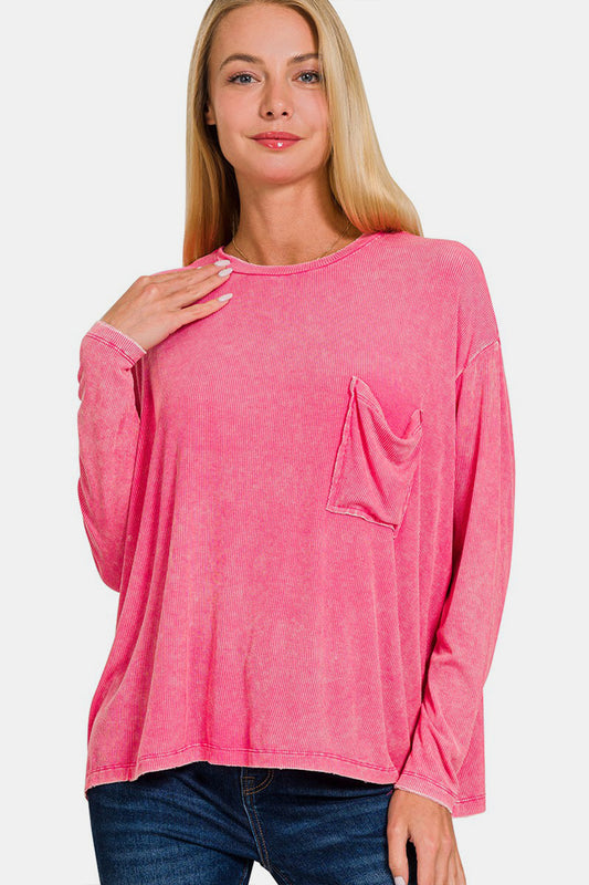 Round Neck Long Sleeve T-Shirt