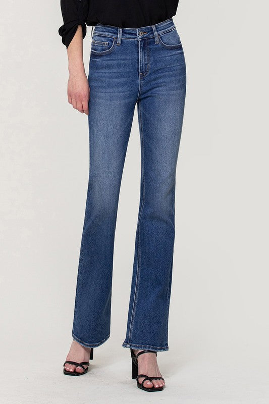 VERVET BY FLYING MONKEY HIGH RISE STRETCH SLIM BOOTCUT