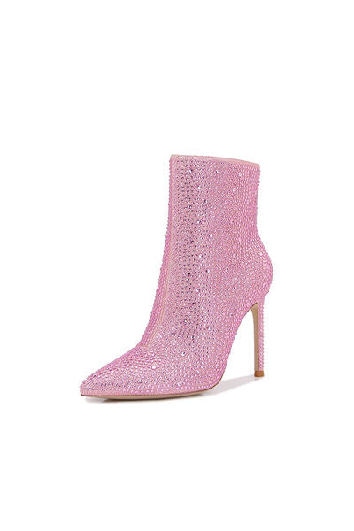 Rhinestone Stiletto Boots