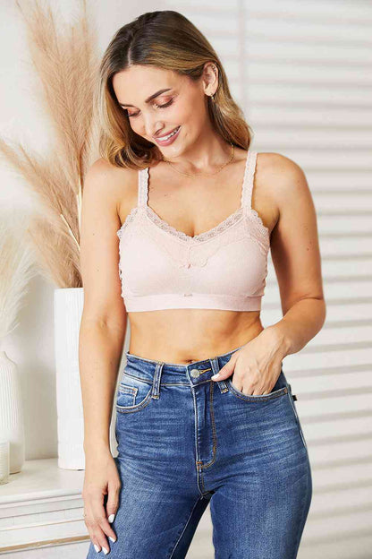 Aribian Lace Trim Bralette