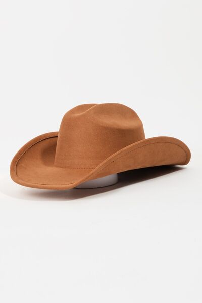 Solid Wide Brim Hat