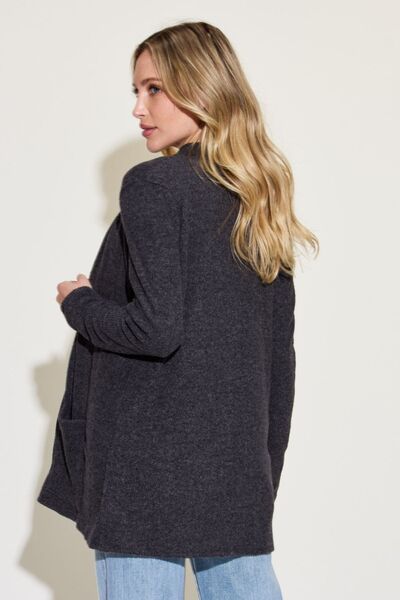 Open Front Long Sleeve Cardigan