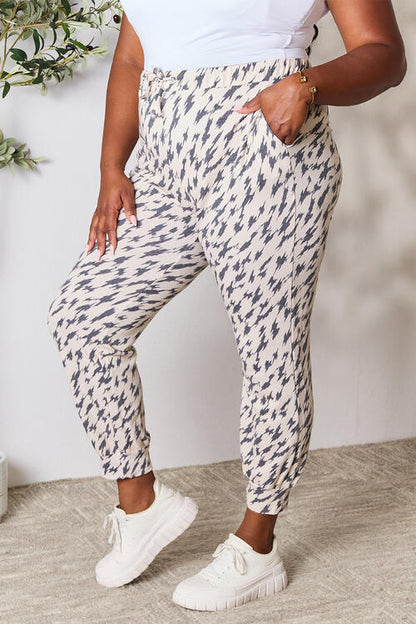 Printed Drawstring Pants