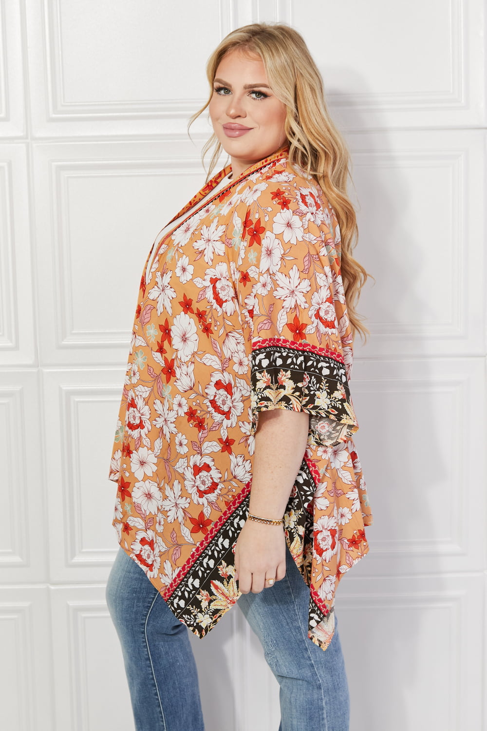 Peachy Keen Cover-Up  Kimono