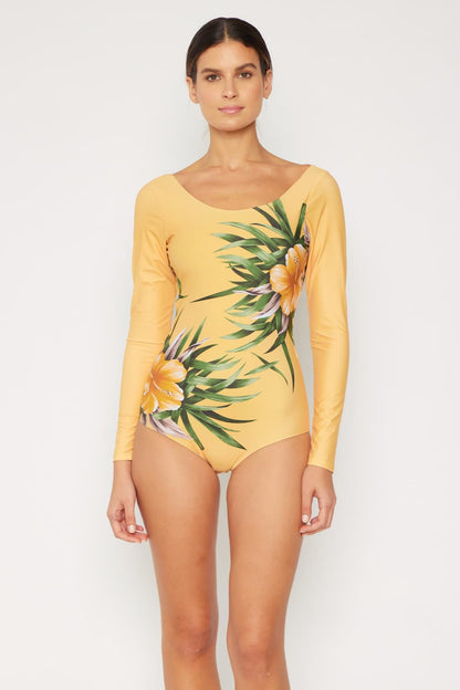 Cool Down Longsleeve One-Piece Swimsuit