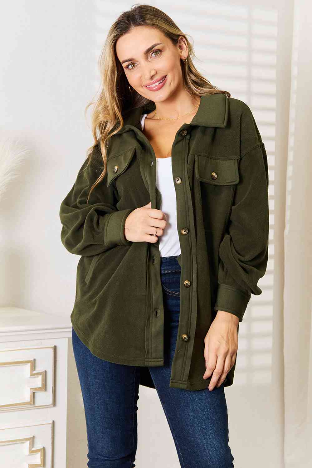 Cozy Girl Button Down Shacket