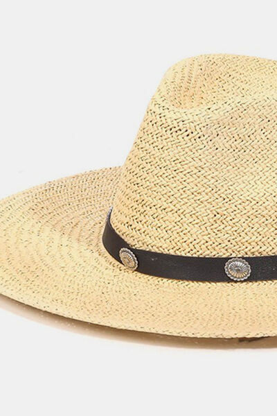 Belt Strap Straw Hat